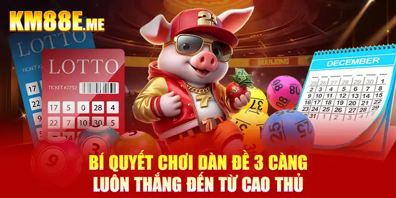 Bí quyết chơi dàn đề 3 càng luôn thắng đến từ cao thủ